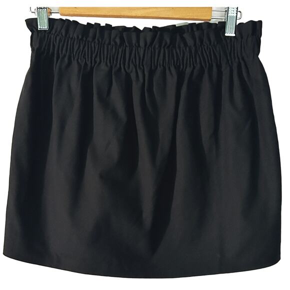 NWOT Kourt Linen/Cotton Paper Bag Mini Skirt Small - Picture 1 of 6